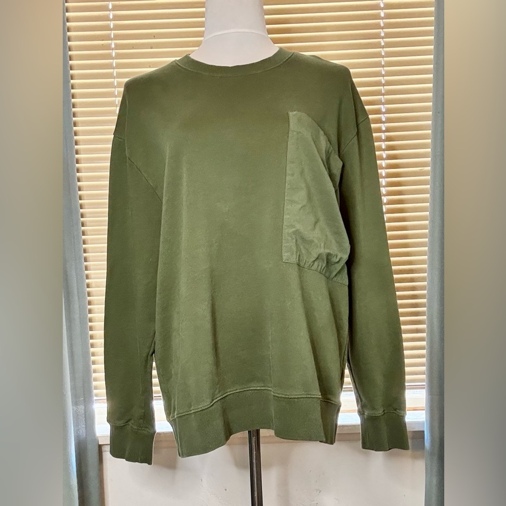 Topman Khaki Green Pullover